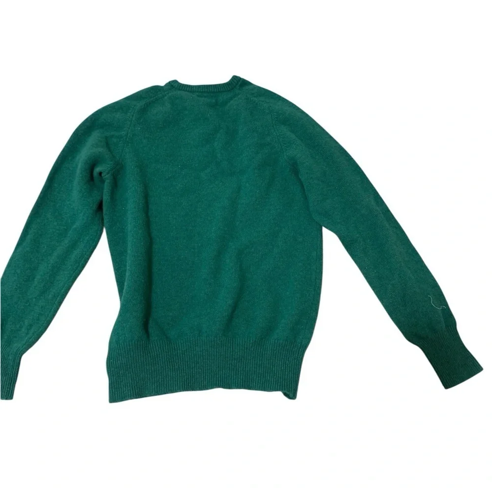 J. Crew Women's Green Crewneck Sweater
